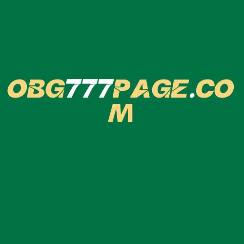 Logo da OBG777PAGE